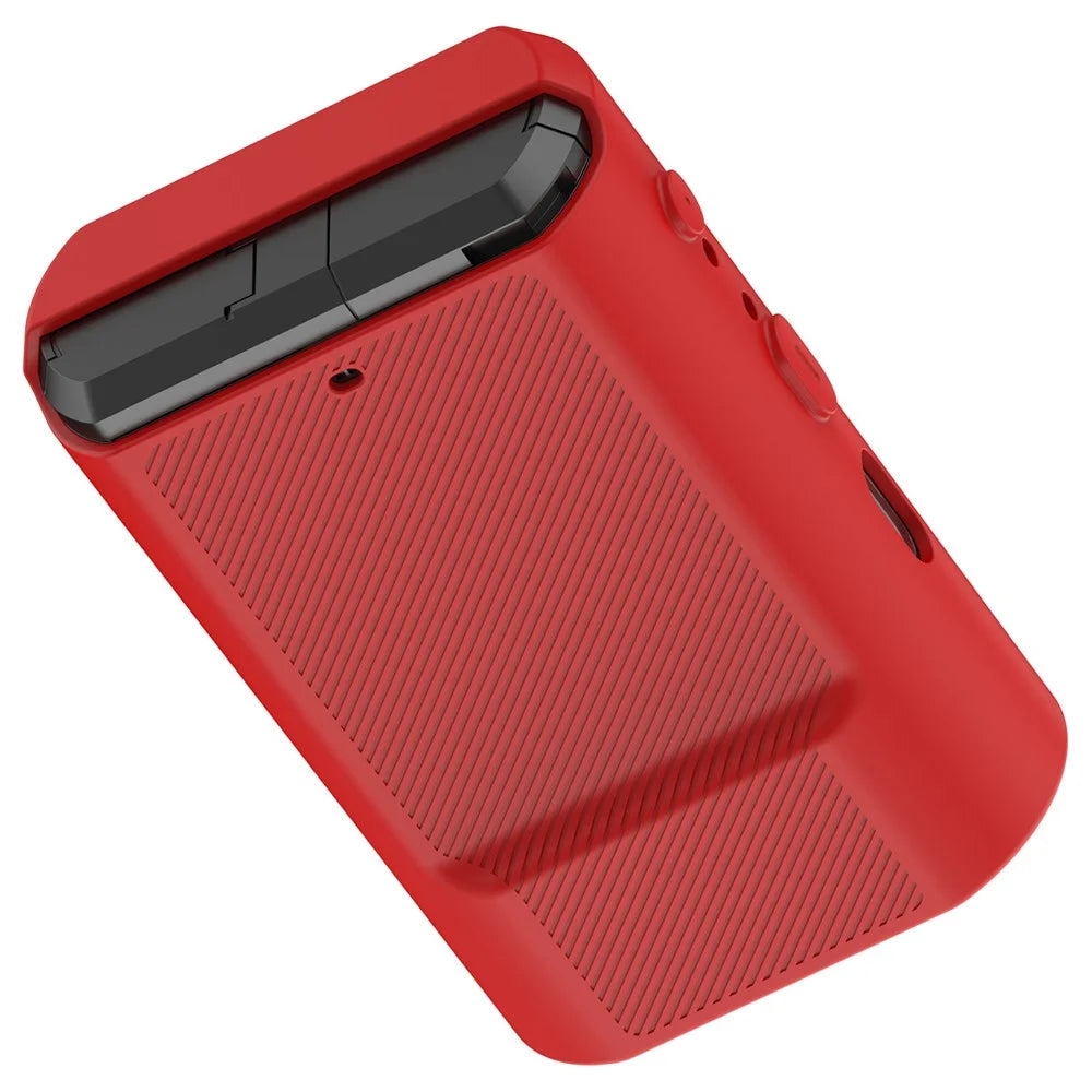 For Garmin Varia Vue Silicone Protective Case Cycling Camera Front Light Cover - Red - 2