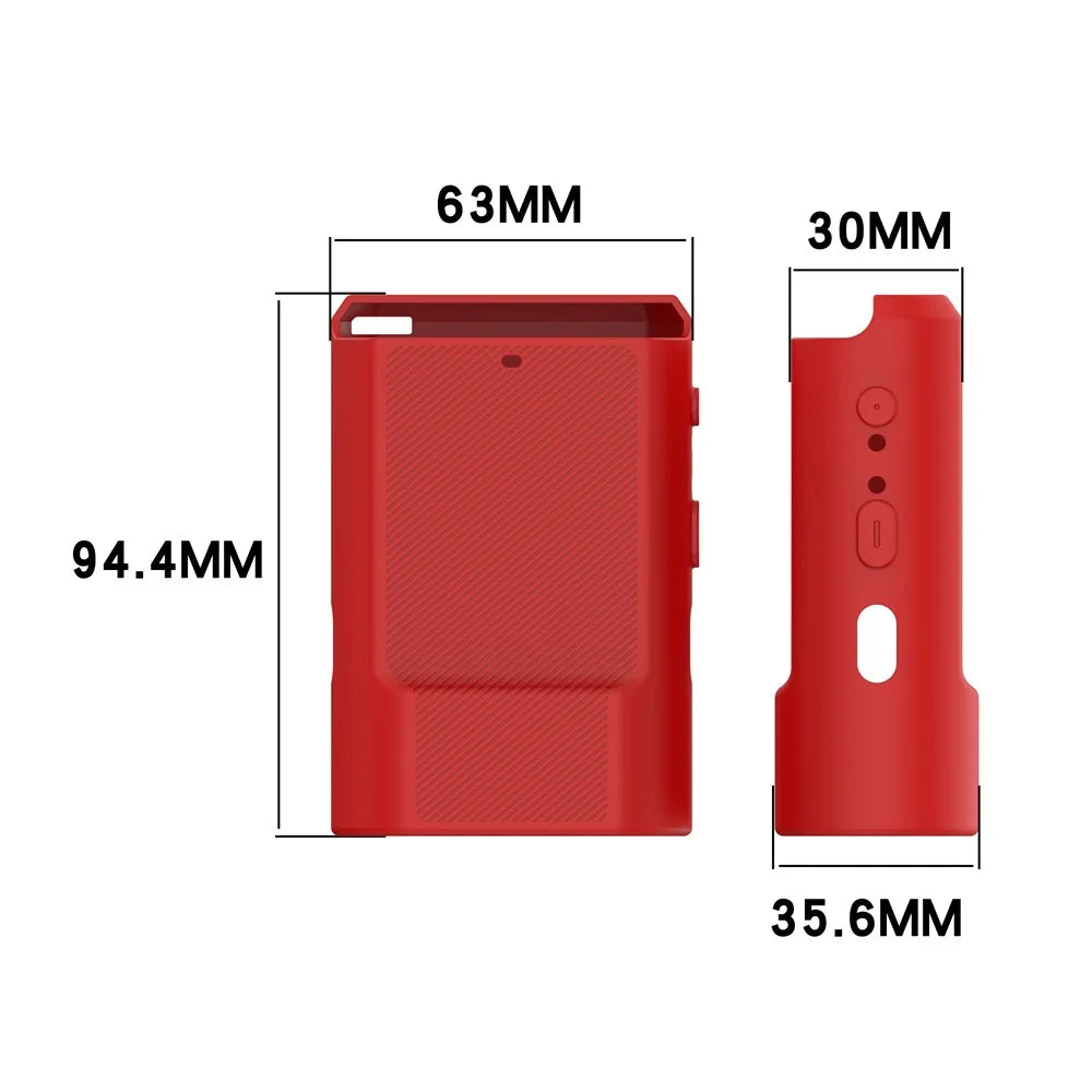 For Garmin Varia Vue Silicone Protective Case Cycling Camera Front Light Cover - Red - 7