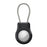 For Apple AirTag Protective Case Smart Tracker Waterproof Cover with Stainless Steel Wire Strap / Screws / Tool - Black - 3