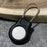 For Apple AirTag Protective Case Smart Tracker Waterproof Cover with Stainless Steel Wire Strap / Screws / Tool - Black - 7