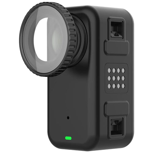 For DJI Osmo Nano Lens Protector Curved Optical Tempered Glass Camera Protective Cap with Cleaning Cloth - 1