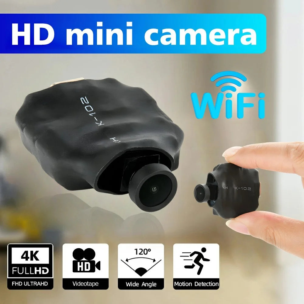 C1 WiFi Mini Camera Motion Detection Night Vision HD 1080P DIY Button Cam for Home Security Surveillance - 4