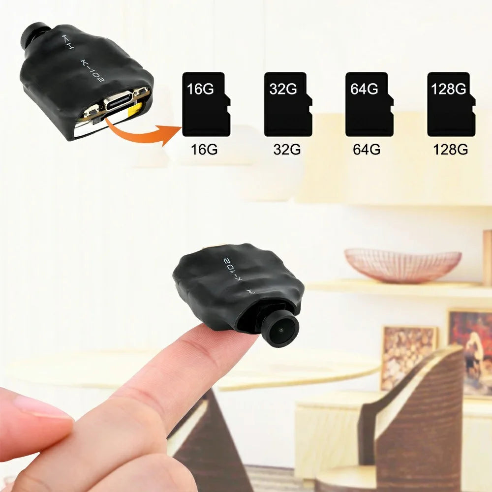 C1 WiFi Mini Camera Motion Detection Night Vision HD 1080P DIY Button Cam for Home Security Surveillance - 5