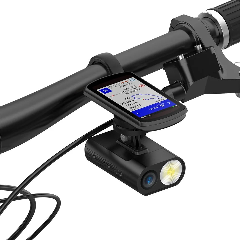 Bike Mount Extension Bracket for Garmin Bike Computer and Headlight, 2 in 1 Road Cycling Saddle Mount - 2