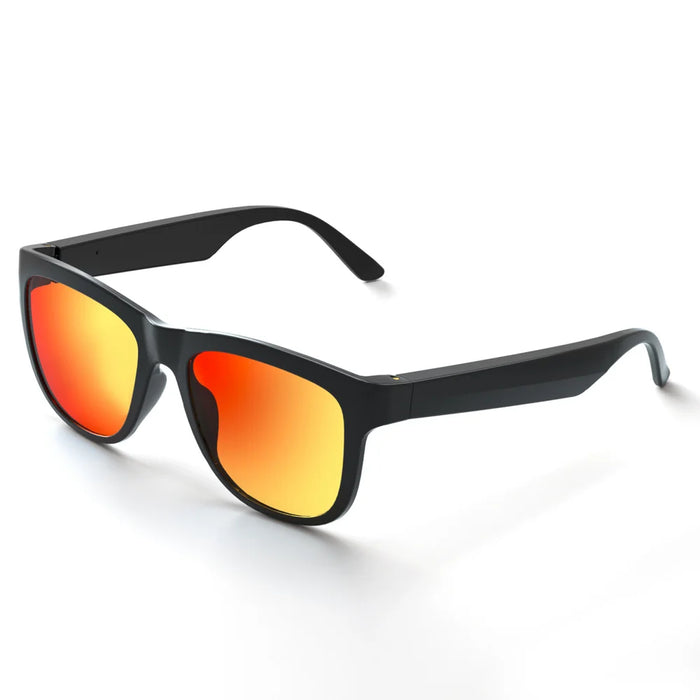 Smart Bluetooth-compatible Glasses UV Protection Music Player Sunglasses for Android / iOS - Red - 4