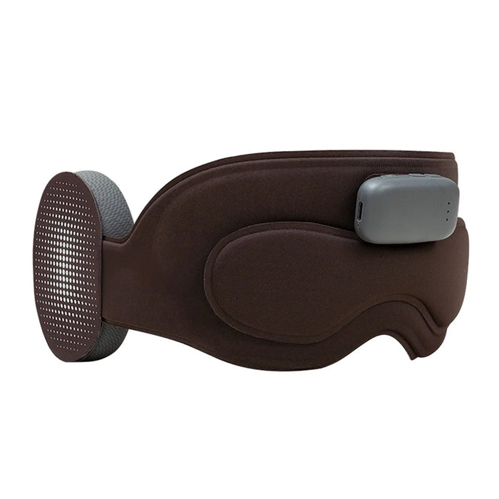 CKGO App Control 3D Smart Eye Mask Sleep Aid Wearable Bluetooth-compatible Music Player - Brown - 1