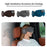 CKGO App Control 3D Smart Eye Mask Sleep Aid Wearable Bluetooth-compatible Music Player - Brown - 7