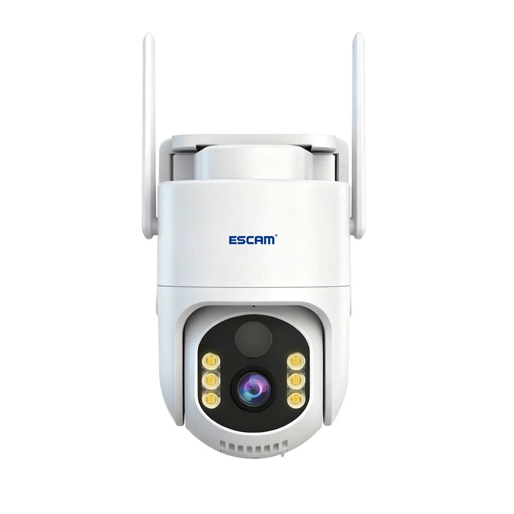 ESCAM QFS71 3MP Wireless Solar Security Camera PIR Alarm Two-Way Audio Night Vision Camera with 4G Virtual SIM Card - 2