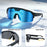 Q01 AI Smart Glasses Real Time Translation 8MP Camera Anti Shake Sports Recording Camera for Outdoor Cycling - Blue - 4