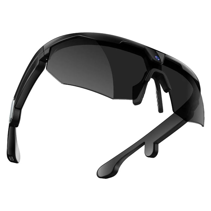 W640 8MP Camera Multi-function AI Real Time Translation Smart Glasses ENC Noise Reduction Hands-free Calling Eyeglasses - Black Frame+Black Lens - 2
