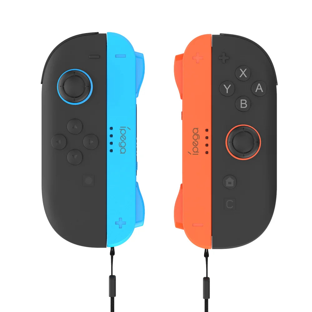 IPEGA 2Pcs For Nintendo Switch 2 Joy-Con Controller Portable Battery Pack with LED Display Ergonomic Grip Charger - Red+Blue/SW2115 - 3