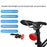 T02 Reflective Bicycle Tail Light with Anti-lost Tracker Waterproof Cycling Safety Bike Rear Lamp - Black - 2