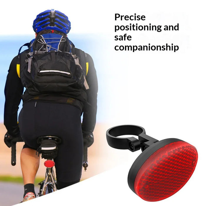 T02 Reflective Bicycle Tail Light with Anti-lost Tracker Waterproof Cycling Safety Bike Rear Lamp - Black - 5