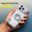 X8 Magnetic Phone Grip Ergonomic Phone Bluetooth-compatible Remote Shutter Handle for Photography - White - 2