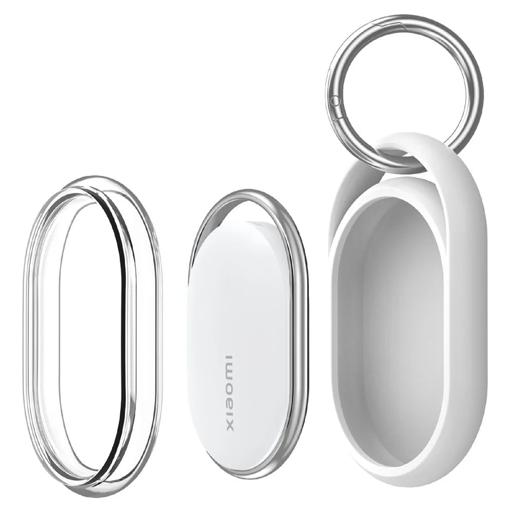 CT50 For Xiaomi Tag Protective Case Full Coverage TPU Waterproof Anti-Lost Tracker Cover - White - 3