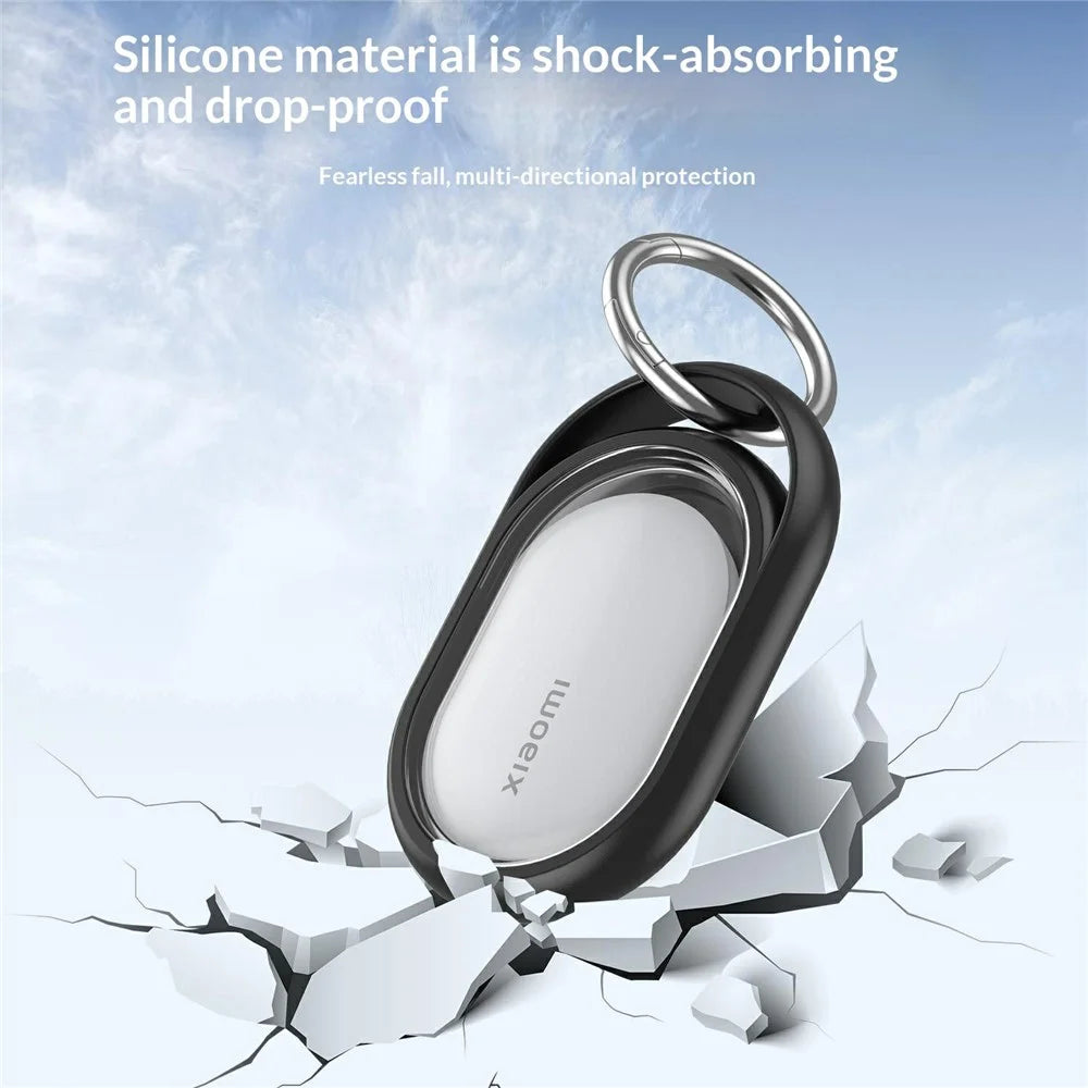 CT50 For Xiaomi Tag Protective Case Full Coverage TPU Waterproof Anti-Lost Tracker Cover - White - 5