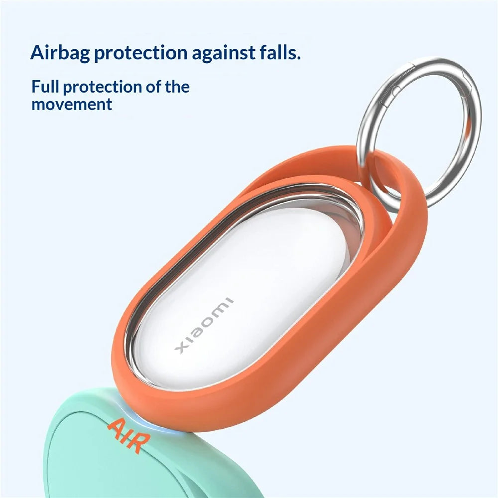 CT50 For Xiaomi Tag Protective Case Full Coverage TPU Waterproof Anti-Lost Tracker Cover - White - 6