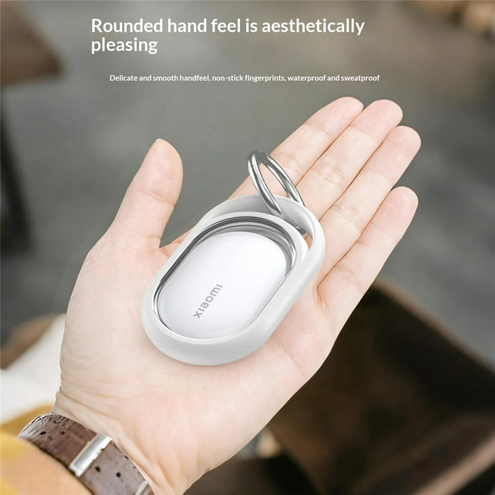 CT50 For Xiaomi Tag Protective Case Full Coverage TPU Waterproof Anti-Lost Tracker Cover - White - 7