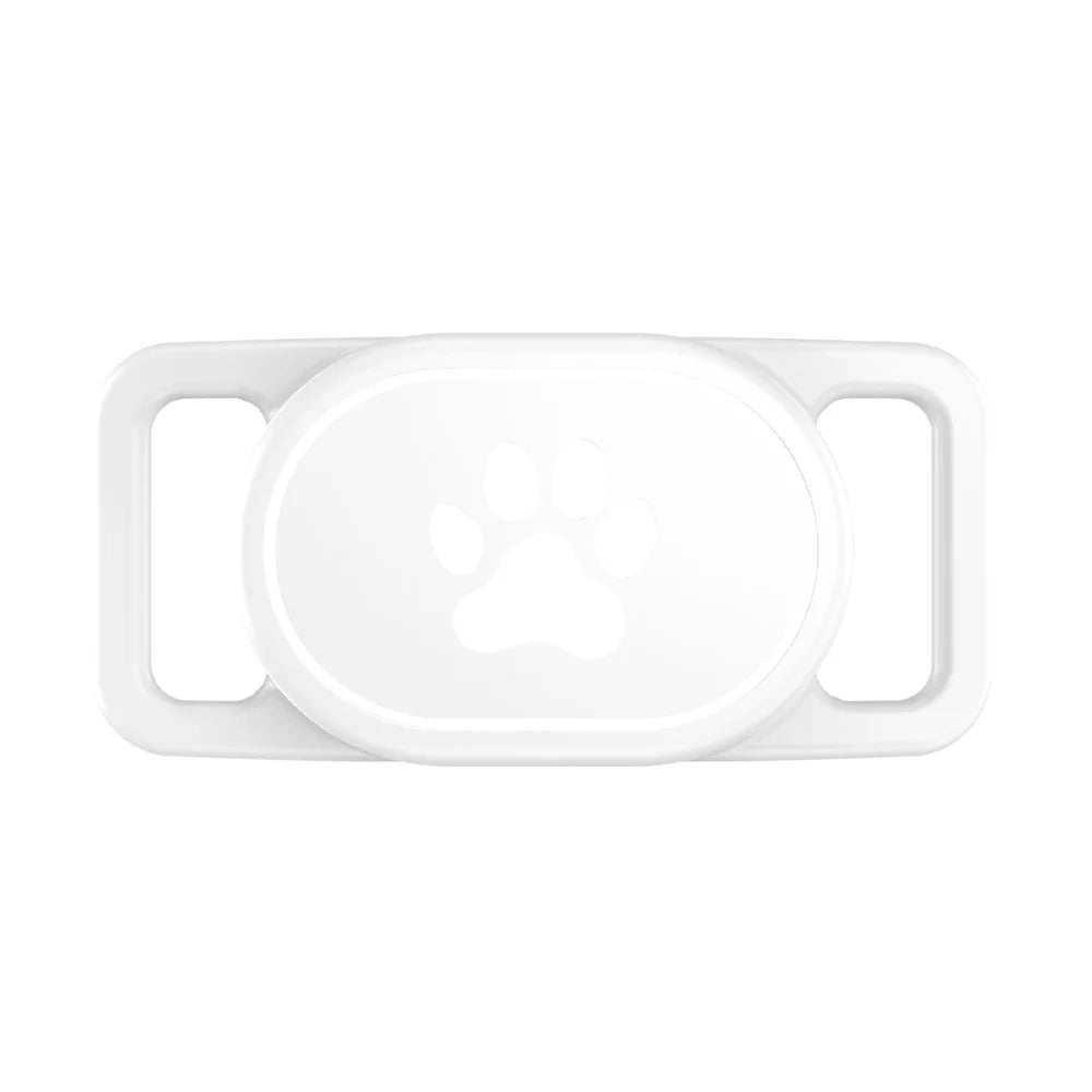 CS50 For Xiaomi Tag Tracker Protective Case Pet Collar Silicone Waterproof Cover Anti-lost Device Protection - White - 2