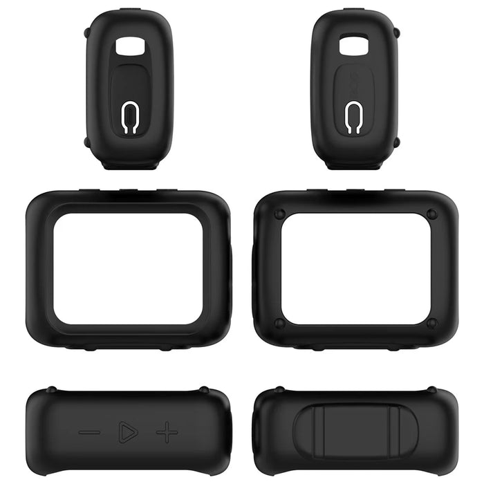Silicone Protective Case for JBL GO 5 Speaker Portable Shockproof Protective Cover - Black - 6