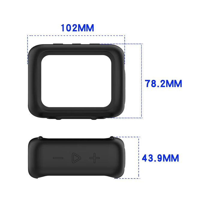 Silicone Protective Case for JBL GO 5 Speaker Portable Shockproof Protective Cover - Black - 7