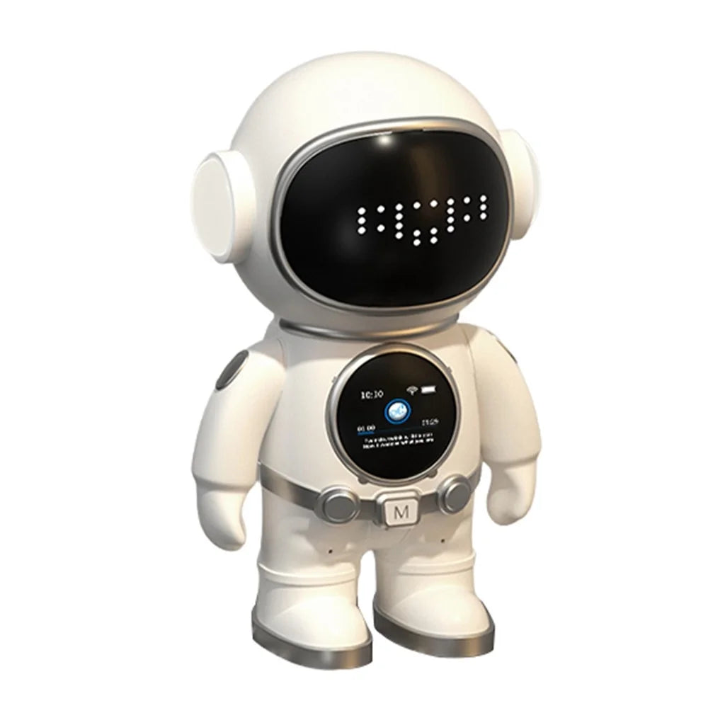 BOWAI OBC8 AI Smart Talking Robot Interactive Educational Companion with LED Expression Display Desktop Learning Robot - White - 1