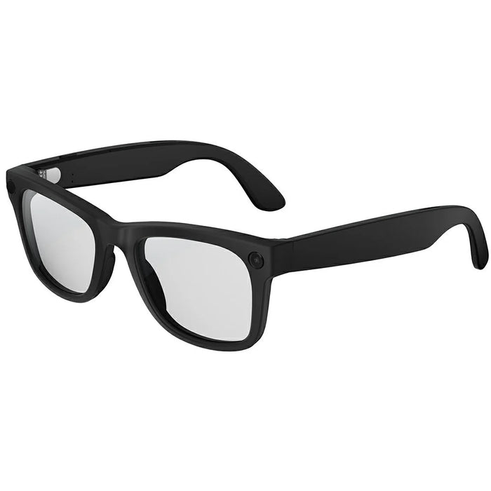 MT5 Ultra Smart Glasses 8MP Camera AI Real-Time Translation Bluetooth-compatible Call Eyeglasses with 2000mAh Charging Case - Brown - 3