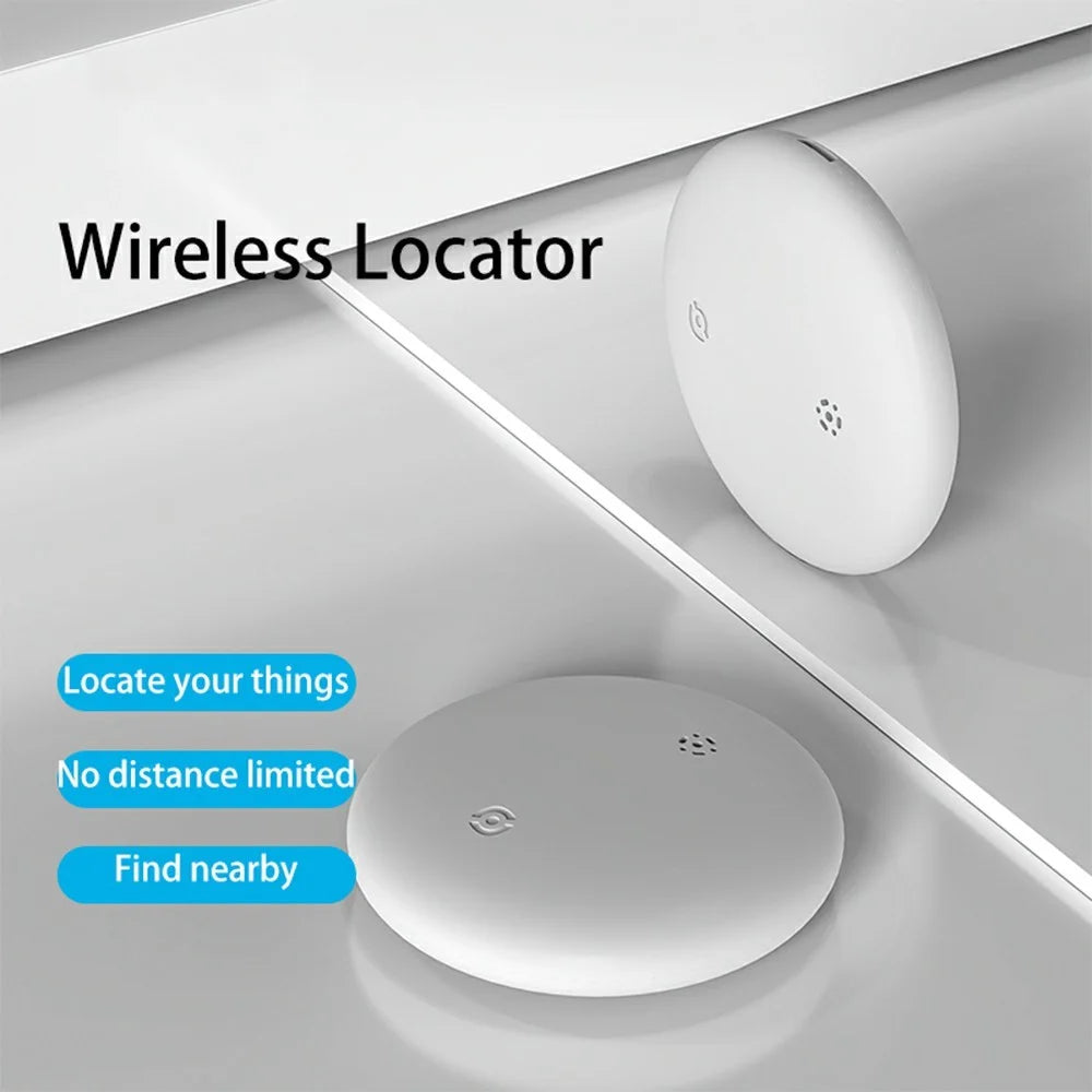 S10 Anti-Lost Device Compatible with Find My App IPX6 Waterproof Bluetooth-compatible Dual System Smart Tag Tracker for Pet Luggage Keys - White - 3