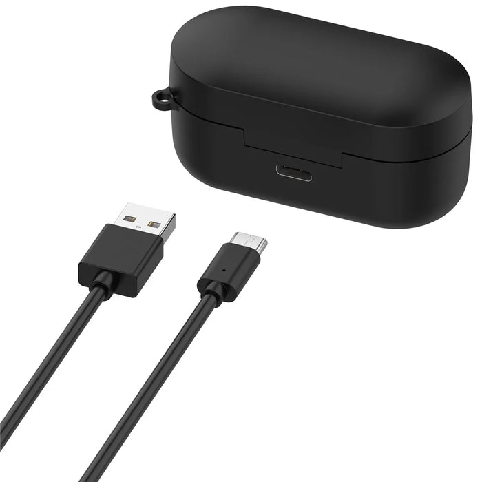 Magnetic Charging Case for Panasonic Technics EAH-AZ80 600mAh Wireless Earbuds Charger Box - Black - 2