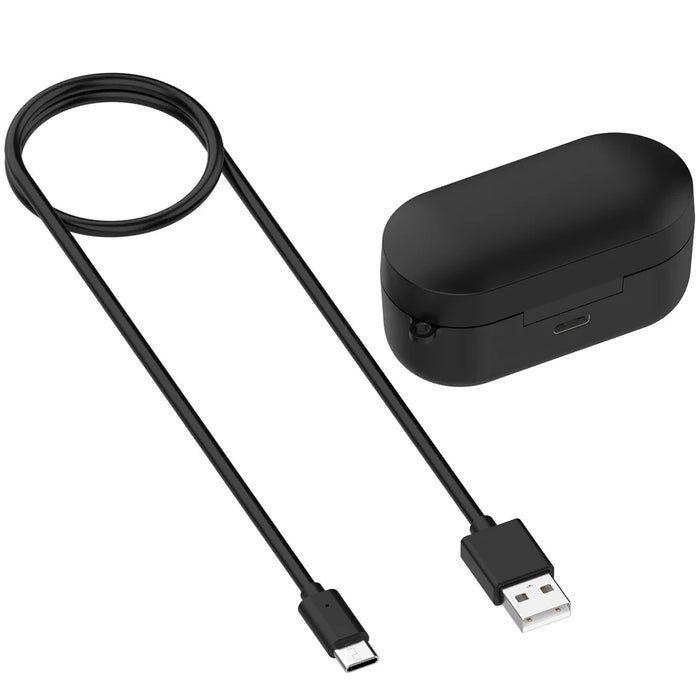 Magnetic Charging Case for Panasonic Technics EAH-AZ80 600mAh Wireless Earbuds Charger Box - Black - 4