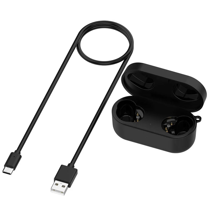 Magnetic Charging Case for Panasonic Technics EAH-AZ80 600mAh Wireless Earbuds Charger Box - Black - 5