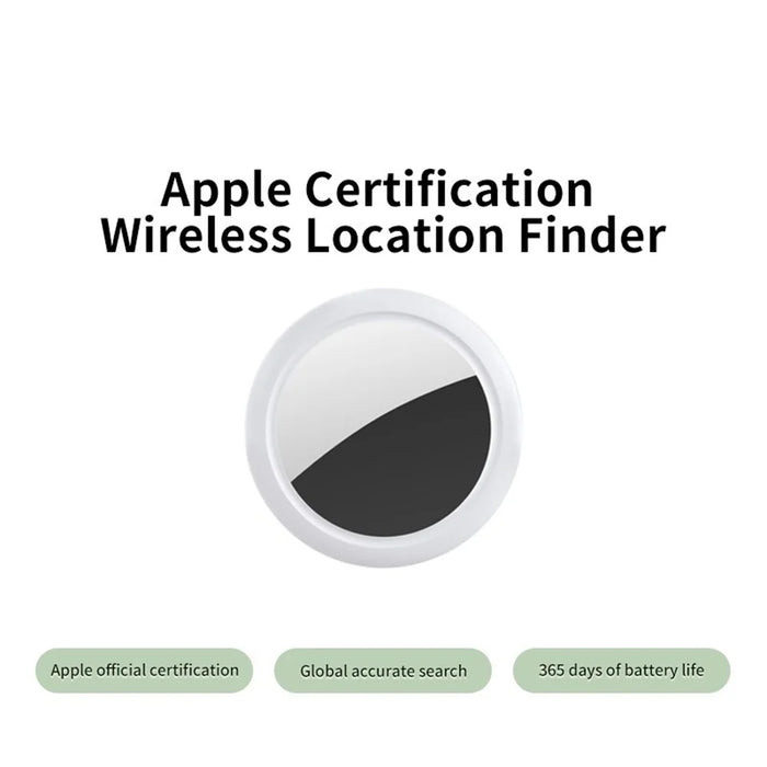 NLT-10B Round Bluetooth-compatible Locator for Wallet Key Finder Mini Anti-Lost Tracker Device - White - 2