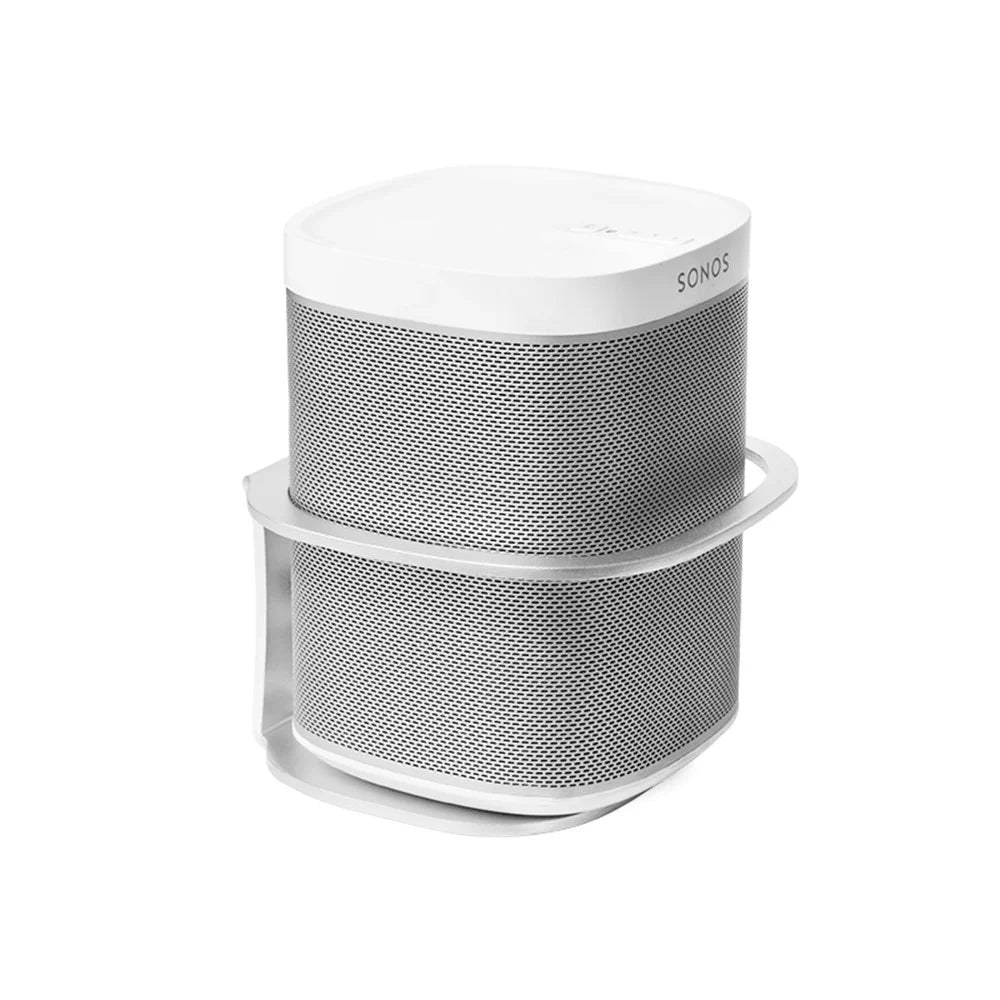 Mount Stand Holder Wall Mount for Sonos One / Sonos Play 1 Smart Speaker - Silver - 5