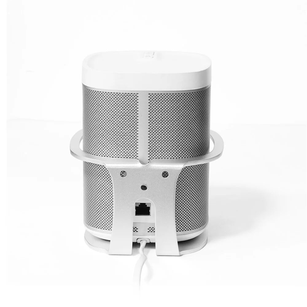 Mount Stand Holder Wall Mount for Sonos One / Sonos Play 1 Smart Speaker - Silver - 6