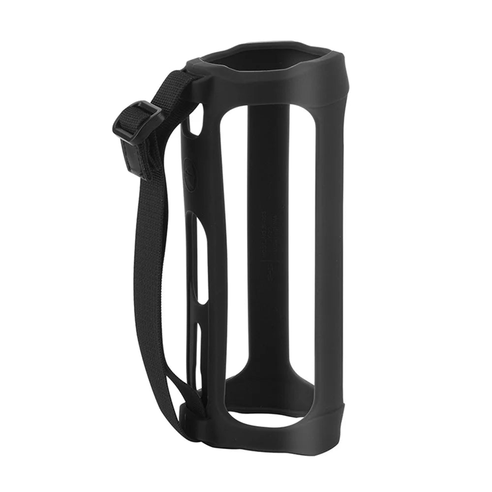 Soft Silicone Cover Speaker Case Shockproof Protective Sleeve for JBL Flip 5 Bluetooth-compatible Speaker - Black - 4