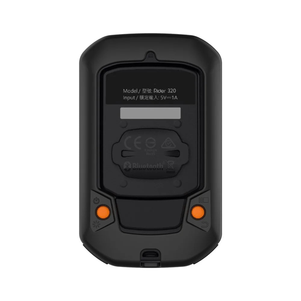 Bike Cycling Computer Silicone Cover Protective Case for Bryton Rider 430/Rider 320 - Black - 3