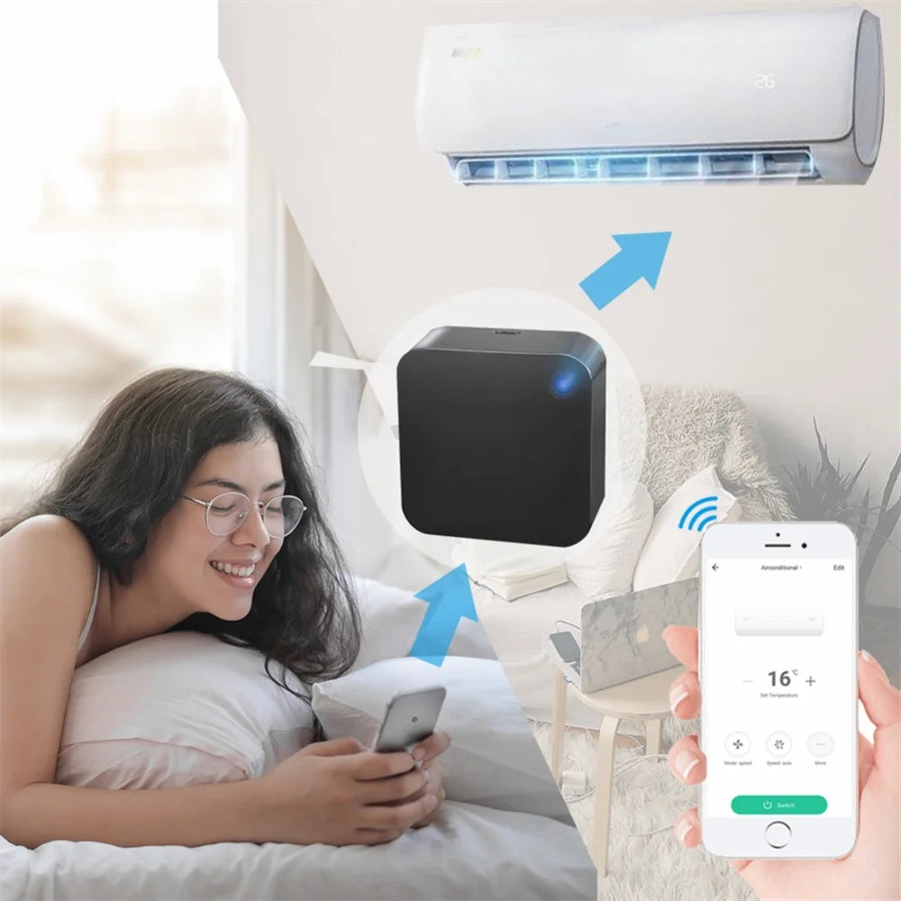 SANT-DL002 Tuya Smart Life WiFi Infrared Universal Remote Control Air Conditioner TV Fan APP Voice Control Smart Home - 3