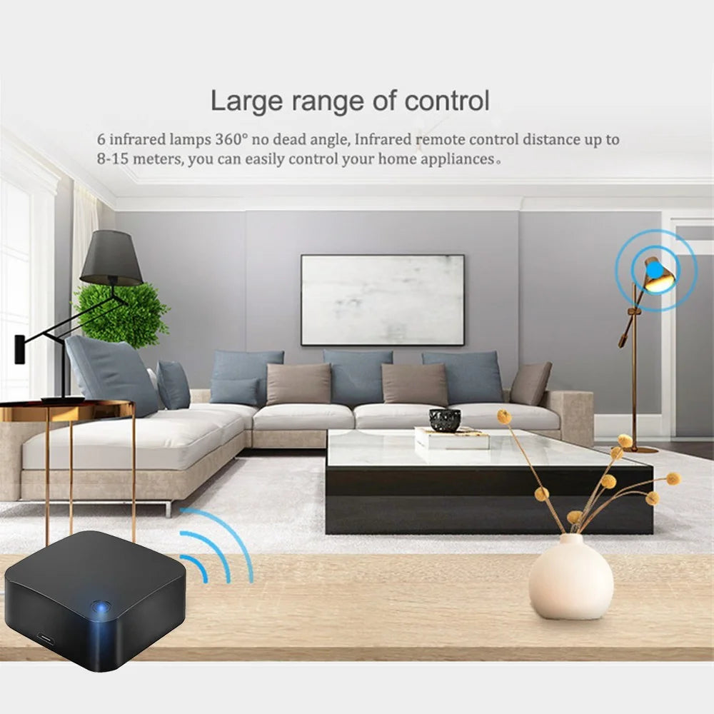 SANT-DL002 Tuya Smart Life WiFi Infrared Universal Remote Control Air Conditioner TV Fan APP Voice Control Smart Home - 4