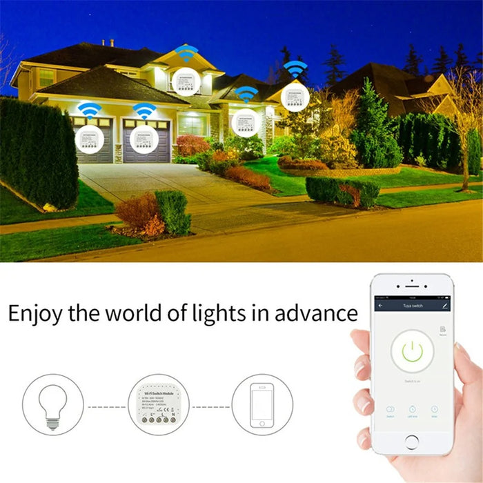 TY-WIFI-S02 APP Remote Control WiFi Smart Light Switch Relay DIY Module Work with Alexa Echo Google Home - 7