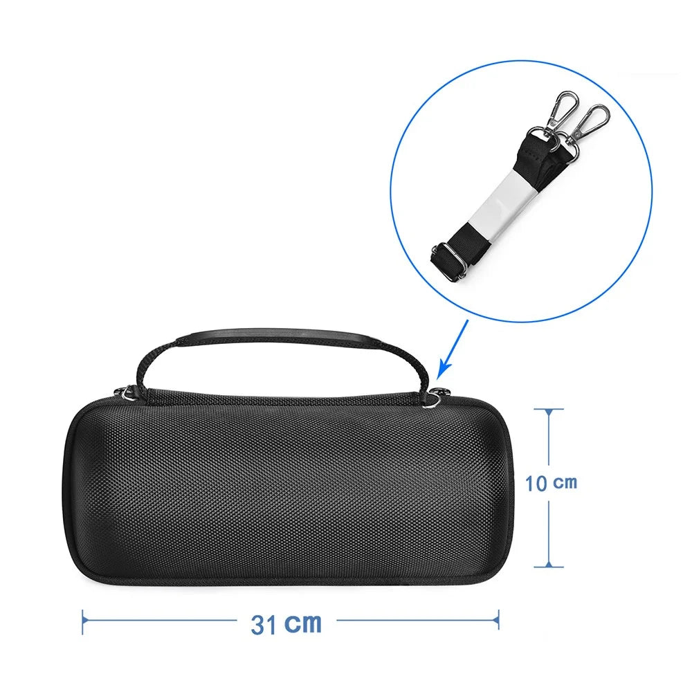 For JBL Charge3/Pulse3/Charge4/Charge5 Shockproof Storage Bag Bluetooth-compatible Speaker Nylon Carrying Case - 6