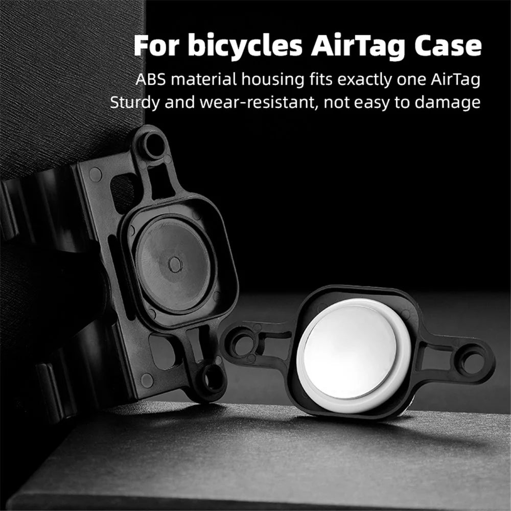 For AirTag Mount Road Bicycle Support Holder Protective Cover Mountain Bike Seat Anti-lost Bracket - 2