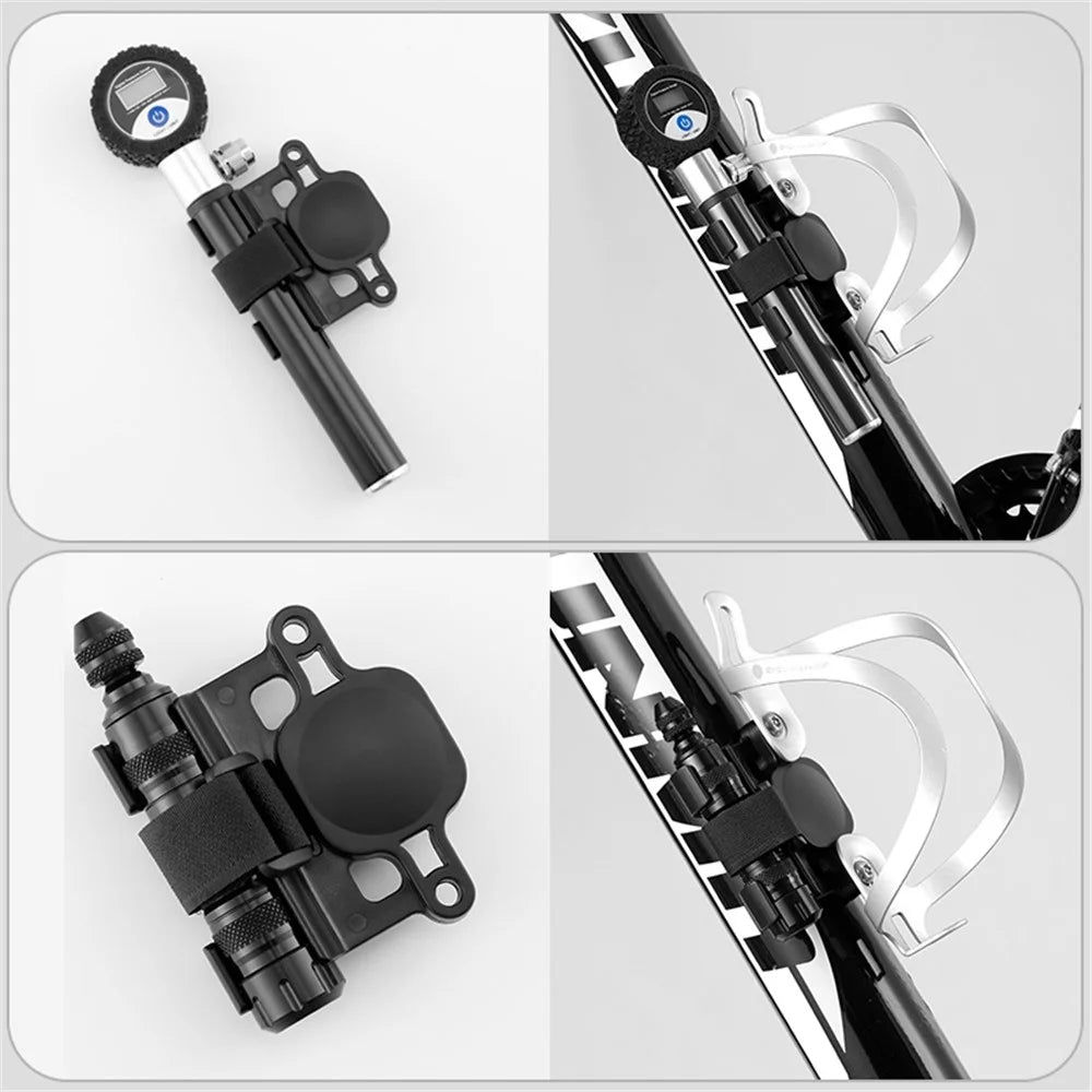 For AirTag Mount Road Bicycle Support Holder Protective Cover Mountain Bike Seat Anti-lost Bracket - 6