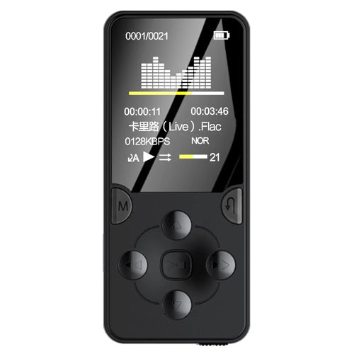 MROBO X-02 64GB 1.8-inch Screen Student Learning MP4 Player FM Radio Music Video Player with Sound Recording Function - 1