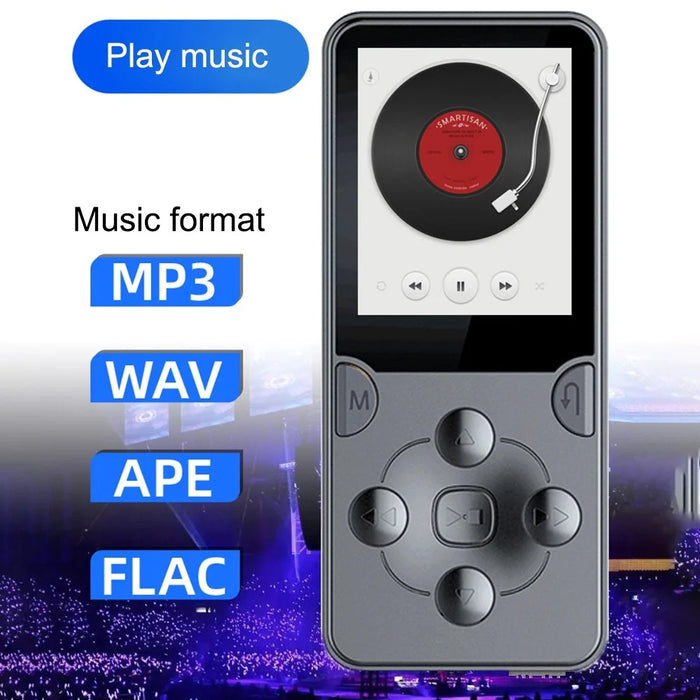 MROBO X-02 128GB 1.8-inch TFT Screen MP4 Player FM Radio Voice Recording Function Music Video Player Walkman with Speaker - 3