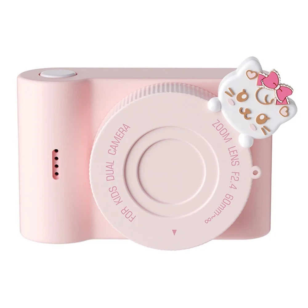 C5 48MP Kids Camera WiFi Transmission 3-Inch IPS HD Touch Operation Screen Children Mini Toy Camera for Girls Boys - Cat - 1