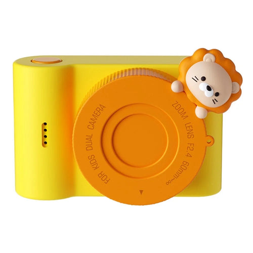C5 1080P 48MP 3'' IPS Screen Children Camera Touch Controlled Kids Camera Toy for Birthday Christmas Day Gift - Lion - 1