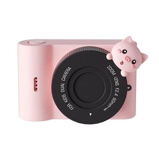 C5 Touch Control 3'' Screen Kids Camera WiFi 48MP Children Camera Toy Girl Boy Birthday Christmas Gift with Carrying Bag - Pig - 2
