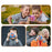 H7 Kids Camera 4000W Front / Rear Dual-Lens Digital Camera Portable Handheld Video Camera Toy Support 32G Memory Card - Purple - 3