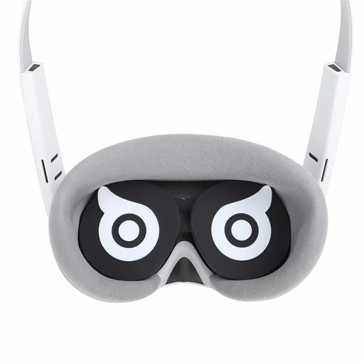 HIFYLUX PC-ZF23 for PICO 4 VR Glasses Soft Silicone Lens Protector Cute Owl Design VR Lens Cover - White - 2