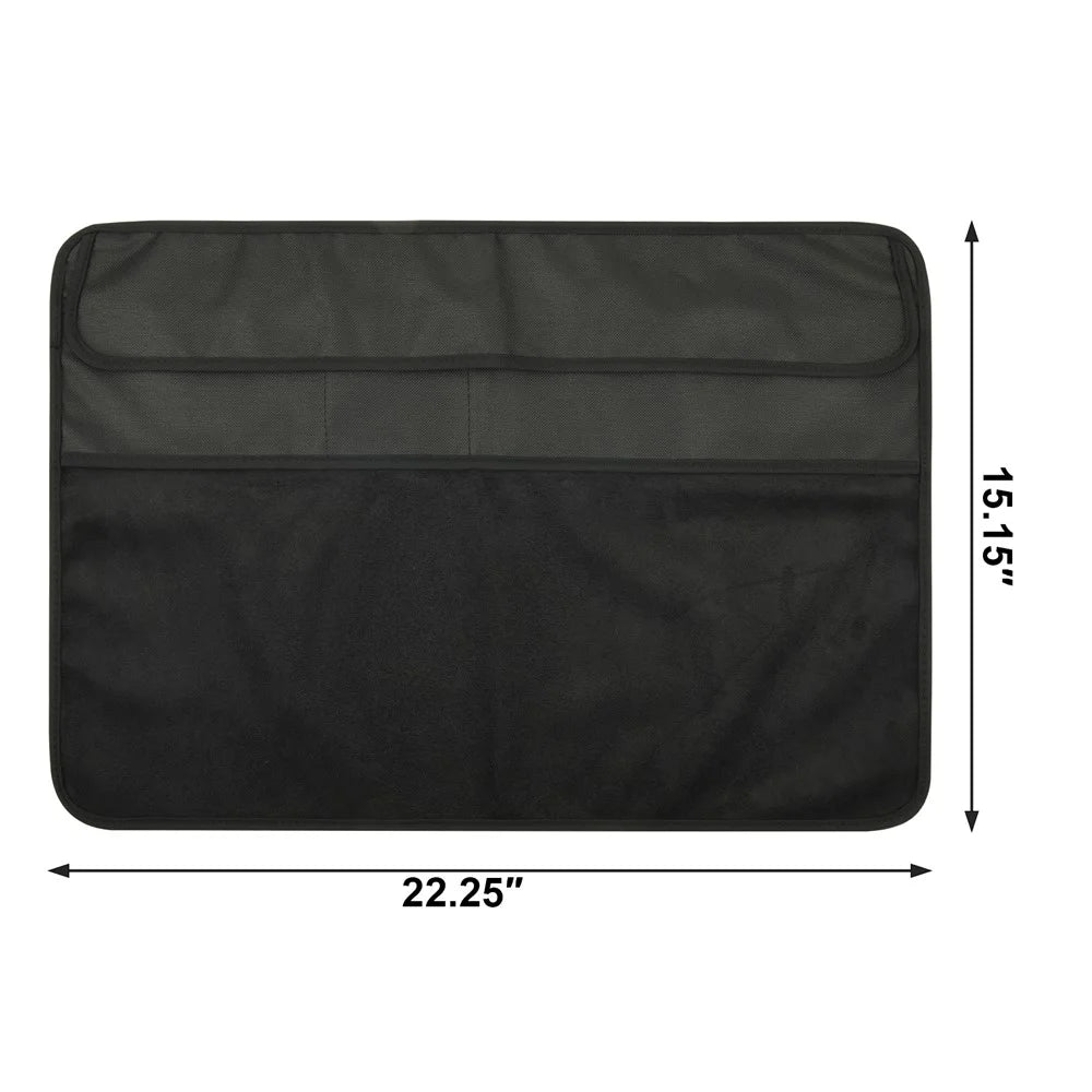 TXESIGN For iMac 24-Inch Computer Monitor Display Screen Dust Cover PU Leather Storage Sleeve Protective Case - Black - 7